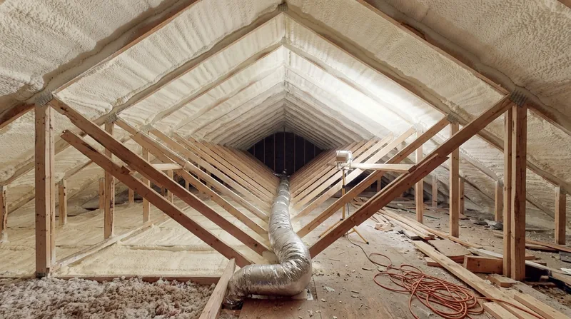 Attic Spray Foam Insulation St. Cloud