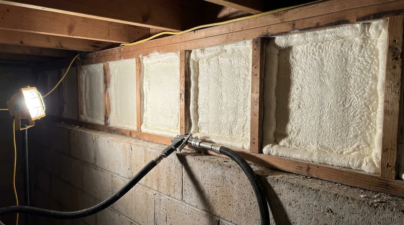 Rim Joist & Band Joist Spray Foam St. Cloud